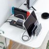 TAP-B47UC-3BK / USB充電機能付きタップ　スタンド付き（2P・5個口・3m・ブラック）
