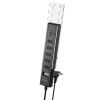 TAP-B47UC-3BK / USB充電機能付きタップ　スタンド付き（2P・5個口・3m・ブラック）