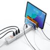TAP-B47UC-3W / USB充電機能付きタップ　スタンド付き（2P・5個口・3m・ホワイト）