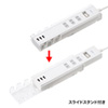 TAP-B47W 便利タップ(2P・3個口+USB3ポート・1m・ホワイト) TAP-B47W / 便利タップ(2P・3個口+USB3ポート・1m・ホワイト)