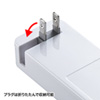 TAP-B48W 便利タップ(2P・1個口+USB2ポート・ホワイト) TAP-B48W / 便利タップ(2P・1個口+USB2ポート・ホワイト)