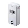 TAP-B48W 便利タップ(2P・1個口+USB2ポート・ホワイト) TAP-B48W / 便利タップ(2P・1個口+USB2ポート・ホワイト)
