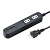 TAP-B49BK 便利タップ(2P・2個口+USB4ポート・1.8m・ブラック) TAP-B49BK / 便利タップ(2P・2個口+USB4ポート・1.8m・ブラック)