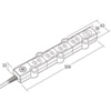TAP-B51BR 便利タップ(ACアダプタ対応・2P・4個口+USB1ポート・2m・ブラウン) TAP-B51BR / 便利タップ(ACアダプタ対応・2P・4個口+USB1ポート・2m・ブラウン)