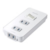 TAP-B52W 便利タップ(集中スイッチ付き・2P・3個口) TAP-B52W / 便利タップ(集中スイッチ付き・2P・3個口)