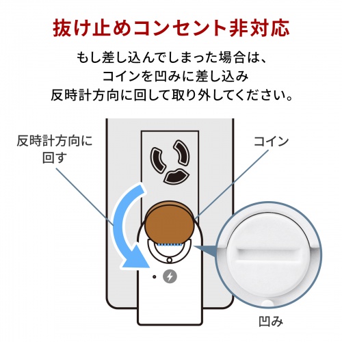 TAP-B59SP / 180°回転アダプタ(雷ガード付き) 2個入り