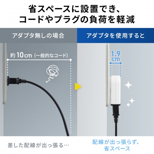 TAP-B59 / 180°回転アダプタ 2個入り
