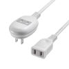 TAP-B8-1K プラス1個口延長コード(2P・1個口+1個口・1m・ホワイト) TAP-B8-1K / プラス1個口延長コード(2P・1個口+1個口・1m・ホワイト)