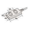 TAP-B9-10 プラス1個口便利タップ(2P・3個口+1個口・10m) TAP-B9-10 / プラス1個口便利タップ(2P・3個口+1個口・10m)