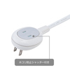 TAP-B9-3 プラス1個口便利タップ(2P・3個口+1個口・2m・ホワイト) TAP-B9-3 / プラス1個口便利タップ(2P・3個口+1個口・2m・ホワイト)