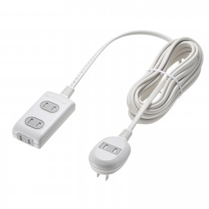 TAP-B9-5K / プラス1個口便利タップ(2P・3個口+1個口・5m)
