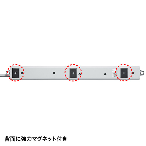 TAP-BR36A-3 / 安全ブレーカータップ（オフィス・工場用・3P・6個口・3m）