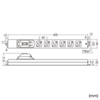 TAP-BR36A-1 安全ブレーカータップ(オフィス・工場用・3P・6個口・1m) TAP-BR36A-1 / 安全ブレーカータップ(オフィス・工場用・3P・6個口・1m)