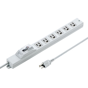 TAP-BR36A-5 / 安全ブレーカータップ(オフィス・工場用・3P・6個口・5m)