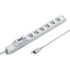 TAP-BR36A-3 安全ブレーカータップ(オフィス・工場用・3P・6個口・3m) TAP-BR36A-3 / 安全ブレーカータップ(オフィス・工場用・3P・6個口・3m)