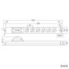 TAP-BR36LN-1 漏電ブレーカータップ(3P・6個口・1m) TAP-BR36LN-1 / 漏電ブレーカータップ(3P・6個口・1m)