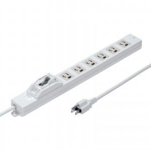 TAP-BR36LN-5 / 漏電ブレーカータップ(3P・6個口・5m)