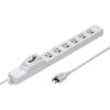 TAP-BR36LN-5 漏電ブレーカータップ(3P・6個口・5m) TAP-BR36LN-5 / 漏電ブレーカータップ(3P・6個口・5m)