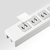 TAP-CAP2P100L / コンセント安全キャップ 抜け止め用（2P用・100個入・ホワイト）
