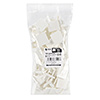 TAP-CAP3P100L コンセント安全キャップ 抜け止め用(3P用・100個入・ホワイト) TAP-CAP3P100L / コンセント安全キャップ 抜け止め用(3P用・100個入・ホワイト)