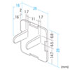 TAP-CAP3P100 / コンセント安全キャップ（3P用・100個入・ホワイト）