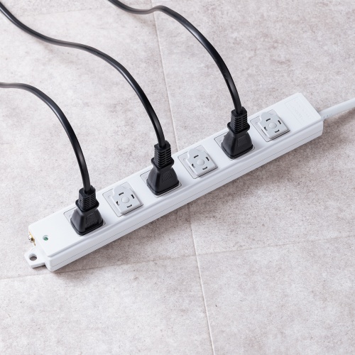 TAP-CAPMULTGY / コンセントマルチキャップ（グレー）