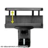 TAP-CLAMP1BK / 電源タップホルダー（クランプ式・180度回転・伸縮対応）
