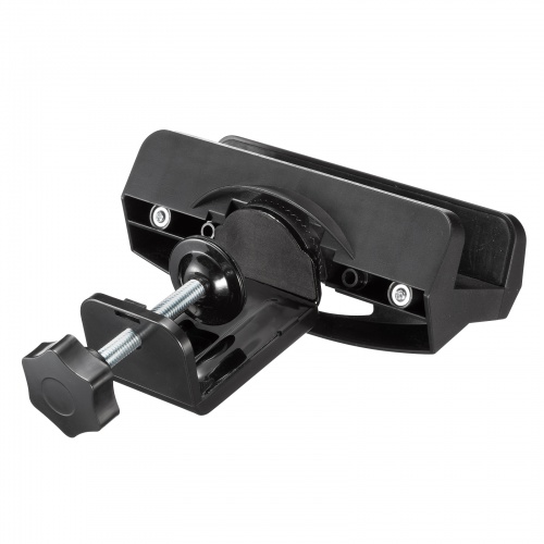 TAP-CLAMP1BK / 電源タップホルダー（クランプ式・180度回転・伸縮対応）
