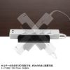 TAP-CLAMP1BK / 電源タップホルダー（クランプ式・180度回転・伸縮対応）