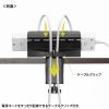 TAP-CLAMP1BK / 電源タップホルダー（クランプ式・180度回転・伸縮対応）