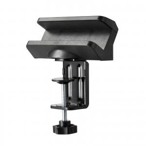 TAP-CLAMP1BK / 電源タップホルダー(クランプ式・360度回転・伸縮対応・ブラック)