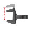 TAP-CLAMP2BK / 電源タップホルダー（支柱取り付けタイプ・ブラック）