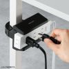 TAP-CLAMP2BK / 電源タップホルダー（支柱取り付けタイプ・ブラック）