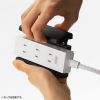 TAP-CLAMP2BK 電源タップホルダー(支柱取り付けタイプ・ブラック) TAP-CLAMP2BK / 電源タップホルダー(支柱取り付けタイプ・ブラック)