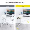 TAP-CLAMP2BK 電源タップホルダー(支柱取り付けタイプ・ブラック) TAP-CLAMP2BK / 電源タップホルダー(支柱取り付けタイプ・ブラック)