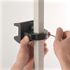 TAP-CLAMP2BK / 電源タップホルダー（支柱取り付けタイプ・ブラック）