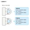 TAP-CLAMP2W / 電源タップホルダー（支柱取り付けタイプ・ホワイト）