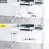 TAP-CLAMP2W / 電源タップホルダー（支柱取り付けタイプ・ホワイト）