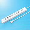 TAP-E8-1 OAタップ(8個口・1m) TAP-E8-1 / OAタップ(8個口・1m)
