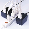 TAP-EX014Y 電源延長2股コード(ホワイト) TAP-EX014Y / 電源延長2股コード(ホワイト)
