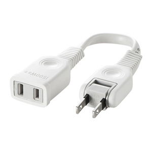 TAP-EX21001 / 電源延長コード(2P・0.1m)