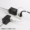 TAP-EX21003BK 電源延長コード(2P・ブラック・0.3m) TAP-EX21003BK / 電源延長コード(2P・ブラック・0.3m)