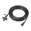 TAP-EX23-10BK 電源延長コード(3個口)ブラック・10m TAP-EX23-10BK / 電源延長コード(3個口)ブラック・10m