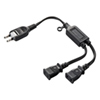 TAP-EX2BKN ACアダプタ専用電源延長コード(2分岐・2P・2個口・ブラック) TAP-EX2BKN / ACアダプタ専用電源延長コード(2分岐・2P・2個口・ブラック)