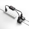TAP-EX2SWBK 一括集中スイッチ付き電源延長コード(2P・2分岐・2個口・ブラック) TAP-EX2SWBK / 一括集中スイッチ付き電源延長コード(2P・2分岐・2個口・ブラック)