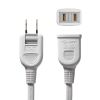TAP-EX2SWW 一括集中スイッチ付き電源延長コード(2P・2分岐・2個口・ホワイト) TAP-EX2SWW / 一括集中スイッチ付き電源延長コード(2P・2分岐・2個口・ホワイト)