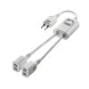 TAP-EX2SWW 一括集中スイッチ付き電源延長コード(2P・2分岐・2個口・ホワイト) TAP-EX2SWW / 一括集中スイッチ付き電源延長コード(2P・2分岐・2個口・ホワイト)