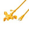TAP-EX32-20Y 電源延長コード(防塵キャップ付き、3分岐・2P・3個口・20m・イエロー) TAP-EX32-20Y / 電源延長コード(防塵キャップ付き、3分岐・2P・3個口・20m・イエロー)