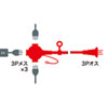 TAP-EX33-10BKN 電源延長コード(3分岐・3P) 3個口・ブラック・10m TAP-EX33-10BKN / 電源延長コード(3分岐・3P) 3個口・ブラック・10m