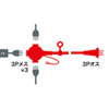 TAP-EX33-10BKN / 電源延長コード（3分岐・3P） 3個口・ブラック・10m